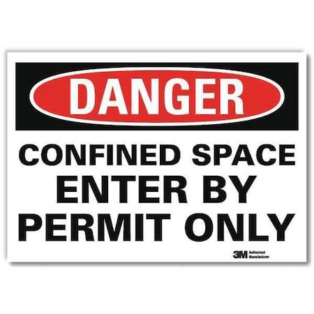 Danger Sign,14x10 In.,English, U1-1004-RD_14X10