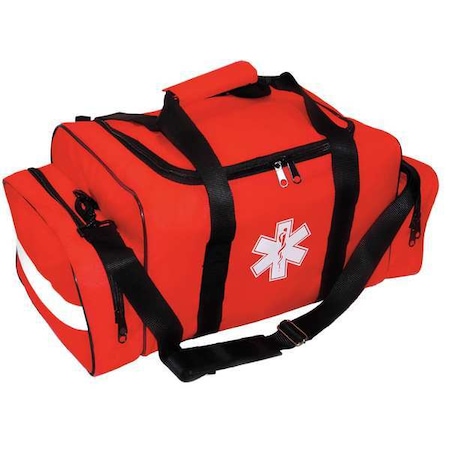 Attack Bag, Polyester, 14 in L, 11 in W, Red