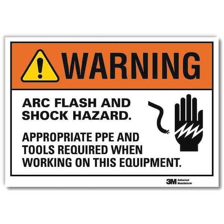 Warning Sign,10x7 In.,English, U1-1077-RD_10X7