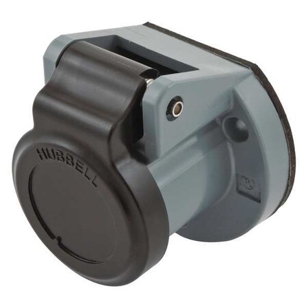 Single Pole Connector,Weather Cover,Blck