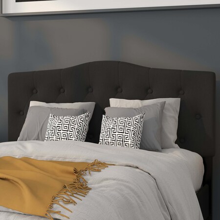 Full Cambridge, Headboard, Black Fabric