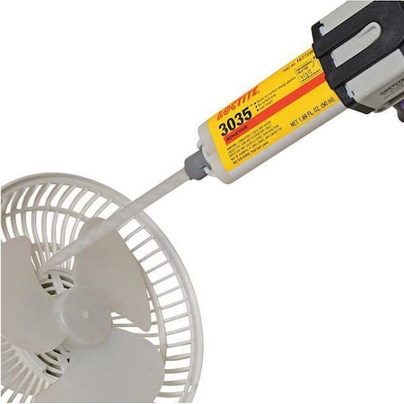 Adhesive, 3035 Series, Clear, 10.2 oz, Cartridge, 1:01 Mix Ratio, 15 min Functional Cure