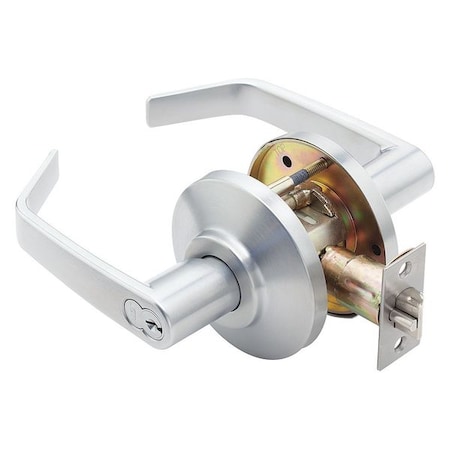 Lever Lockset, Mechanical, Entrance, Grd. 1