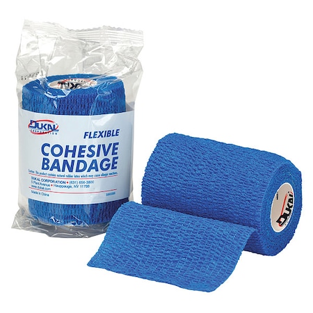 Self-Adherent Wrap, Blue, 3inWx5