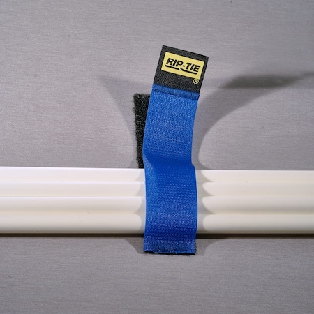 Cable Tie Strap, 4 in L, 1-1/2 in Max Bundle Dia., White, Nylon, 90 lb Strength, 2 PK