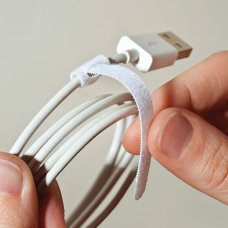 Cable Tie, 3-1/2 in L, 1/2 in Max Bundle Dia., White, Nylon, Polyethylene, 14 lb Strength, 1008 PK
