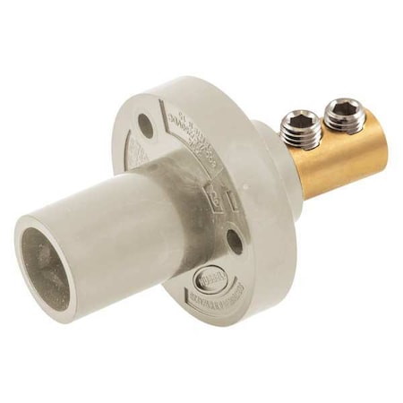 Receptacle, Wht, 8-2, Male, Taper Nose