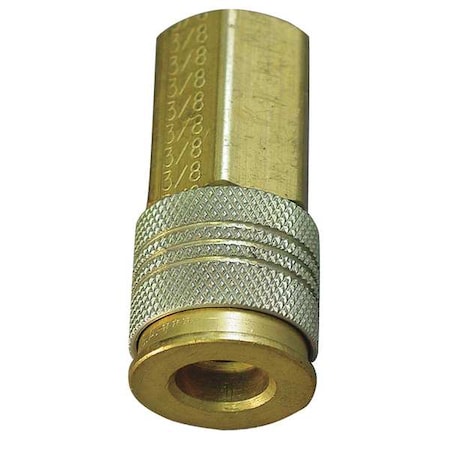 Coupler Body,(F)NPT,1/4,Brass
