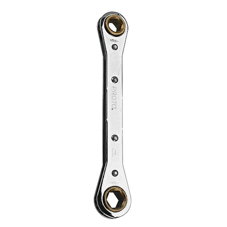 Double Box Ratcheting Wrench 7 x 8 mm - 6 Point