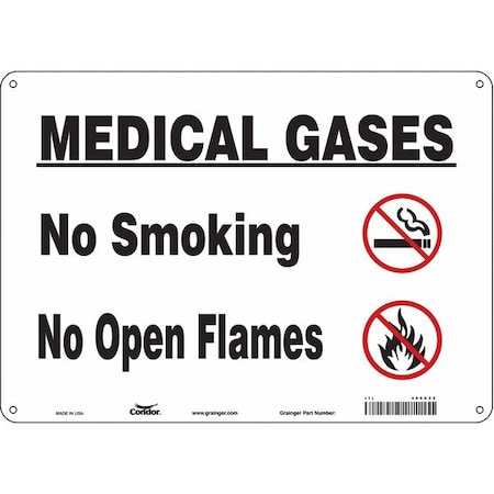 Chemical Sign, 10" H, 14 in W, Polyethylene, Horizontal Rectangle, English, 486A22
