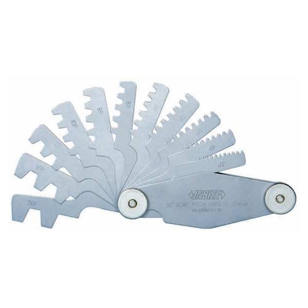 Screw Pitch Gage,Thread Angle 30 degrees