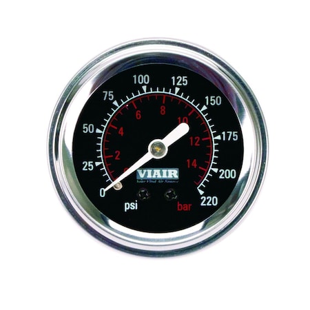 Sngl Needle Gauge,Black Face,Illuminated