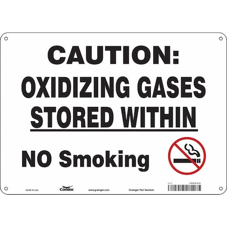 Chemical Sign, 10" H, 14 in W, Polyethylene, Horizontal Rectangle, English, 486A29