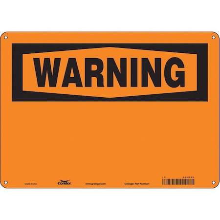 Safety Sign,14" W,10" H,0.055" Thickness
