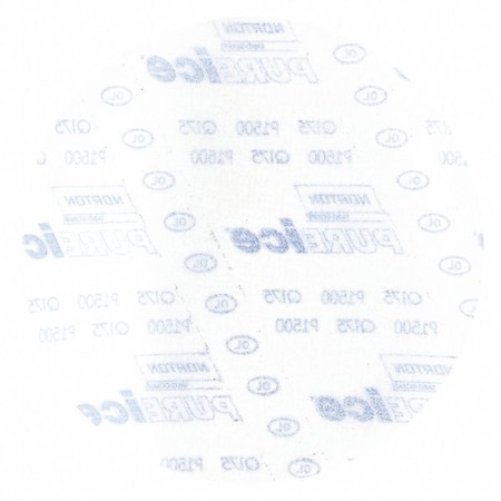 Hook-and-Loop Sanding Disc, 6" Dia, No Hole, Aluminum Oxide, P1500 Grit, Coated Type, Q175