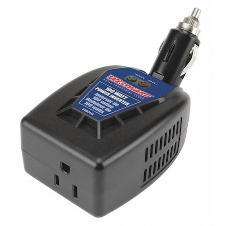 Inverter, Plastic Case, Modified Sine Wave Form, 100W Nominal Output, 115V AC Output Voltage
