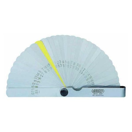 Feeler Gauge,6-49/64" Blade Length
