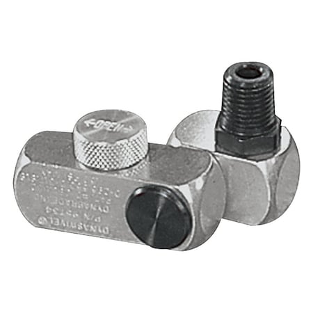 Flow Control Swivel,1/4" NPT