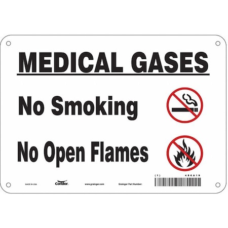 Chemical Sign, 7" H, 10" W,  Vertical Rectangle, English, 486A19