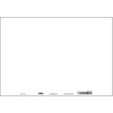 Safety Sign,20" W,14" H,0.055" Thickness