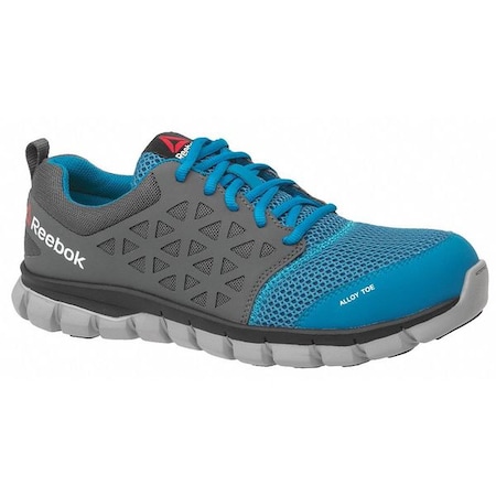 Men's Athletic Shoe, 13 Mesh Upper, Alloy Toe, Low H, Blue/Gray, RB4040