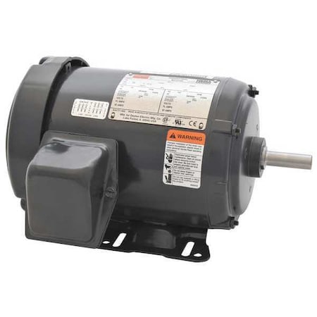Three-Phase General Purpose Motor, 2 HP, 56H Frame, 208-230/460V AC Voltage, 3505 Nameplate RPM
