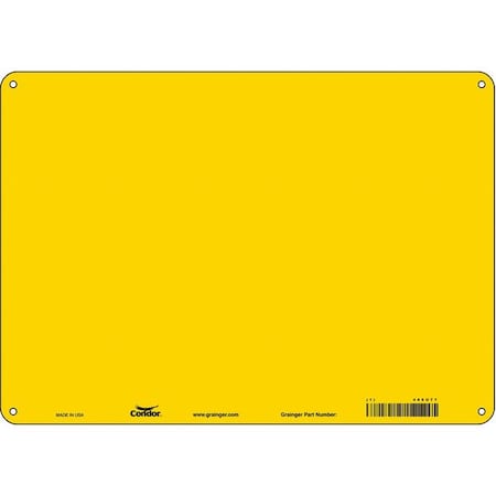 Safety Sign,14"W,10" H,0.320" Thick,PK10