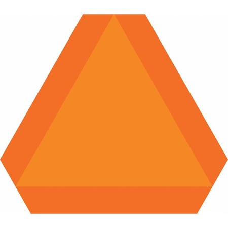 Safety Reflector, 14" H, 16" W, Triangle, 483U17