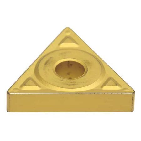 Triangle Turning Insert, Triangle, 1/4 in, TNMG, 0.0156 in, Carbide