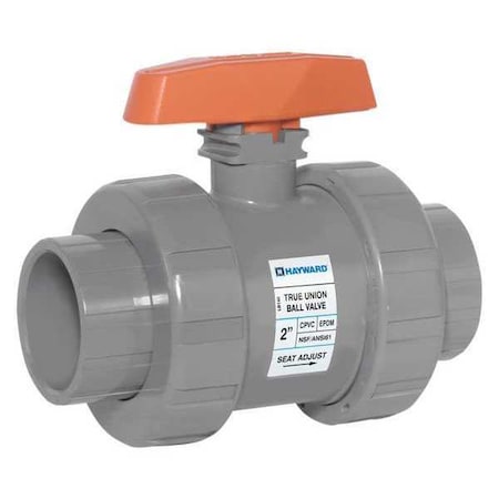 Ball Valve, True Union, 1/2", CPVC/EPDM, Full Port, S/T