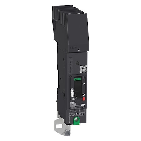 Molded Case Circuit Breaker, POWERPACT B Series, 20A, 1 Pole, 277/480V AC, 25kA at 240V AC, B Curve