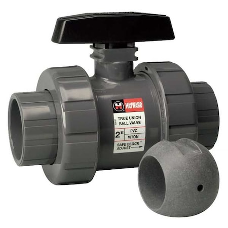 Ball Valve, True Union, Z-Ball, 3/4", CPVC/FPM, Full Port, Drilled, S/T, Vented