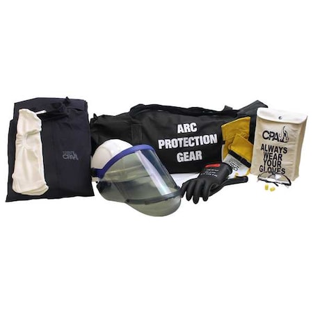Arc Flash Clothing Kit, APTV Rating 12 cal/sq cm, HRC 2, Navy, Size L