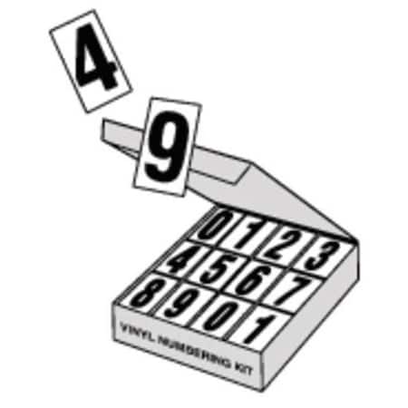 NumberKit,3.5",1200Count,WhtVinyl