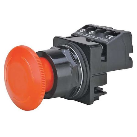 Push Button Operator, 30 mm, 1NO/1NC, Red