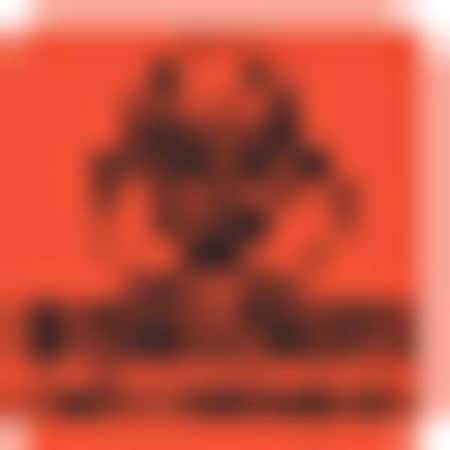 Biohazard Label,Orange,1"x1",PK500