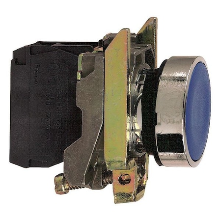 Push Button Operator, 22 mm, 1NO, Blue