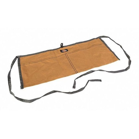 Canvas Apron,2 Pocket, Gray/Tan, Heavy Duty Rip-Resistant Canvas, 2 Pockets