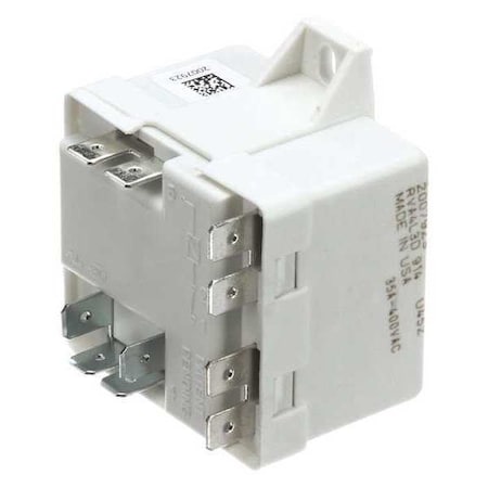 Start Relay, White, 2 5/8 in H