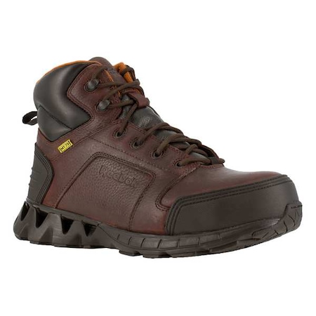 Men's 6-Inch Work Boot, 10, Composite Toe, Low H, Brown, RB7605