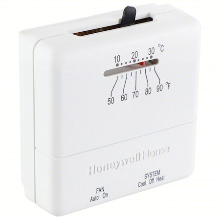 MECHANICAL THERMOSTAT,1 HEAT /1 COOL,PRE