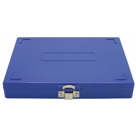 Microscope Slide Box,100 Slots,Blue