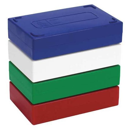 Microscope Slide Box,25 Slots,Green