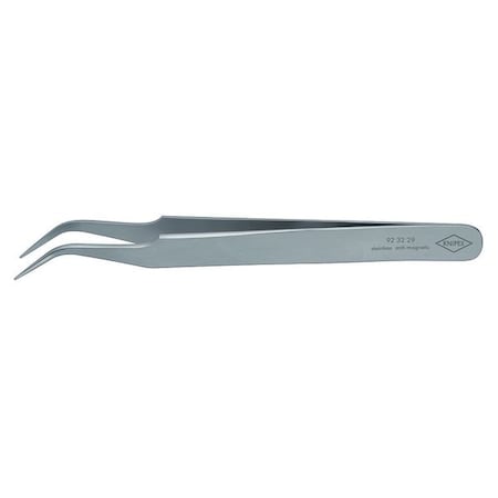 Tweezers, Anti-Mag, Sickle, 4-3/4 In, SS
