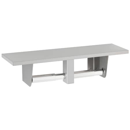 Toilet Tissue Dispenser w/Utility Shelf