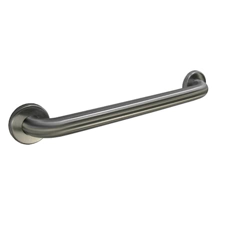 Straight Straight Grab Bar,1-1/2" dia., 45-1/8" L, Stainless Steel, Satin
