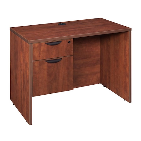 Pedestal Desk Legacy 42" Single Pedestal Desk,Cherry, Cherry