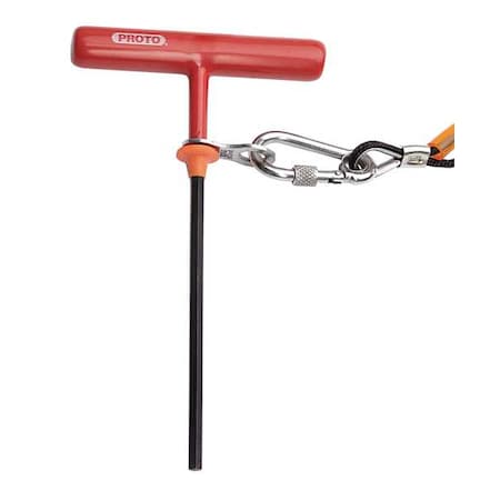 SAE Plain Hex Key Hex Key, 3/16" Tip Size, 6 1/16 in Long, 1 1/16 in Short