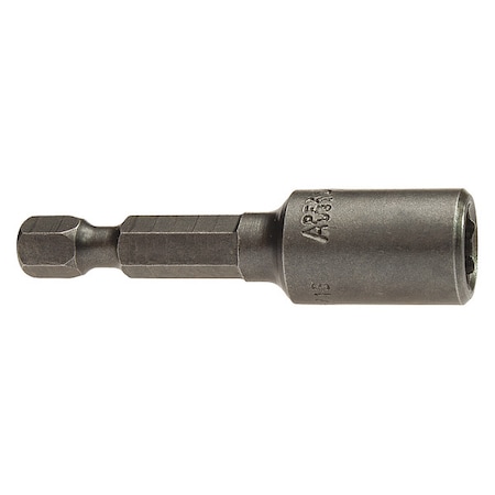 Nutsetter,1/4" Hex,2" L,Steel,Unfinished