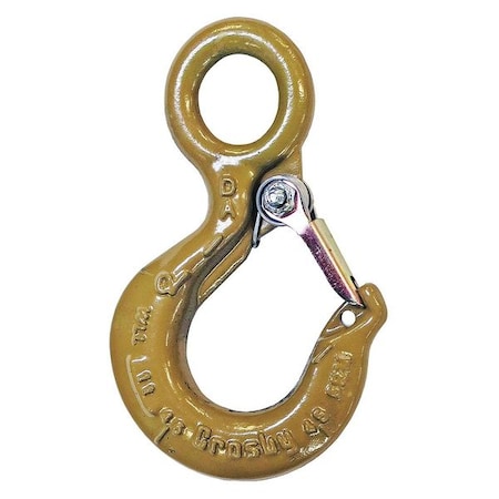 Eye Hook,Alloy Steel,4000 lb.,Gold